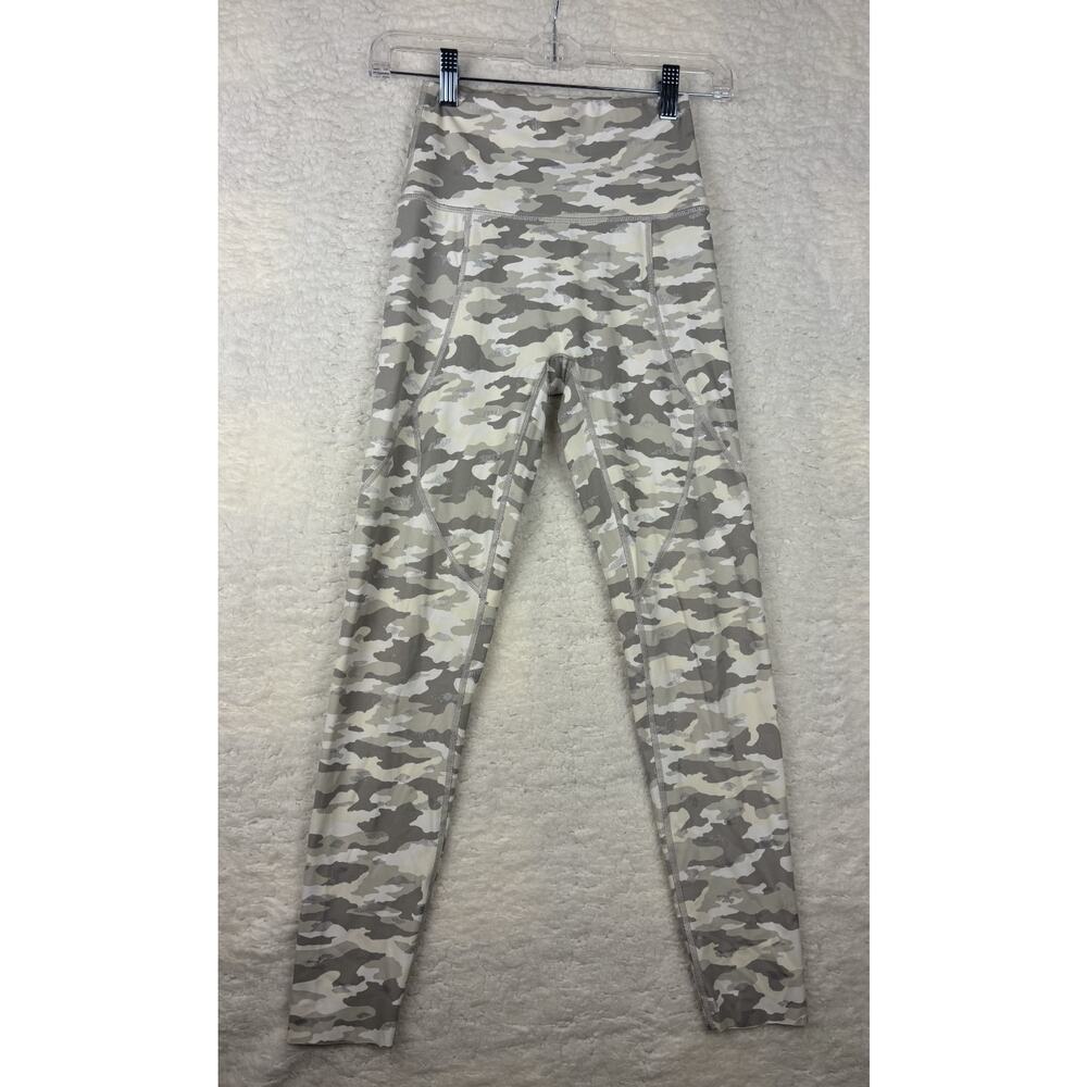 Aerie Gray Camo Leggings Size Small High Rise Ankle Length